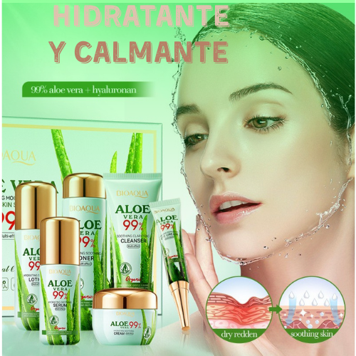 KIT ALOE VERA BIOAQUA X 6||CAJA DE LUJO