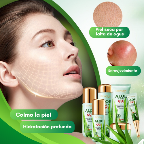 KIT ALOE VERA BIOAQUA X 6||CAJA DE LUJO